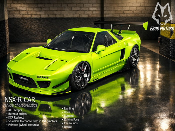 Second Life Marketplace - NSX-R CAR